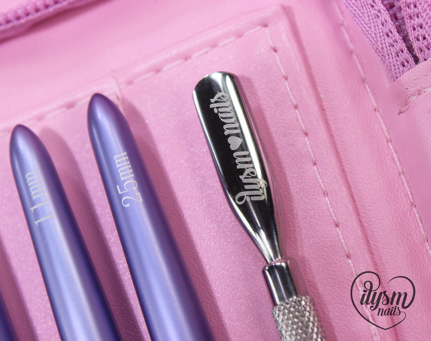 Nail Art Brush & Tool Set (with Zipper Bag)