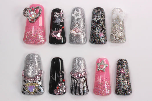 Dazzlin Duck Y2K (Handmade Press on Nails) - Y2K Collection