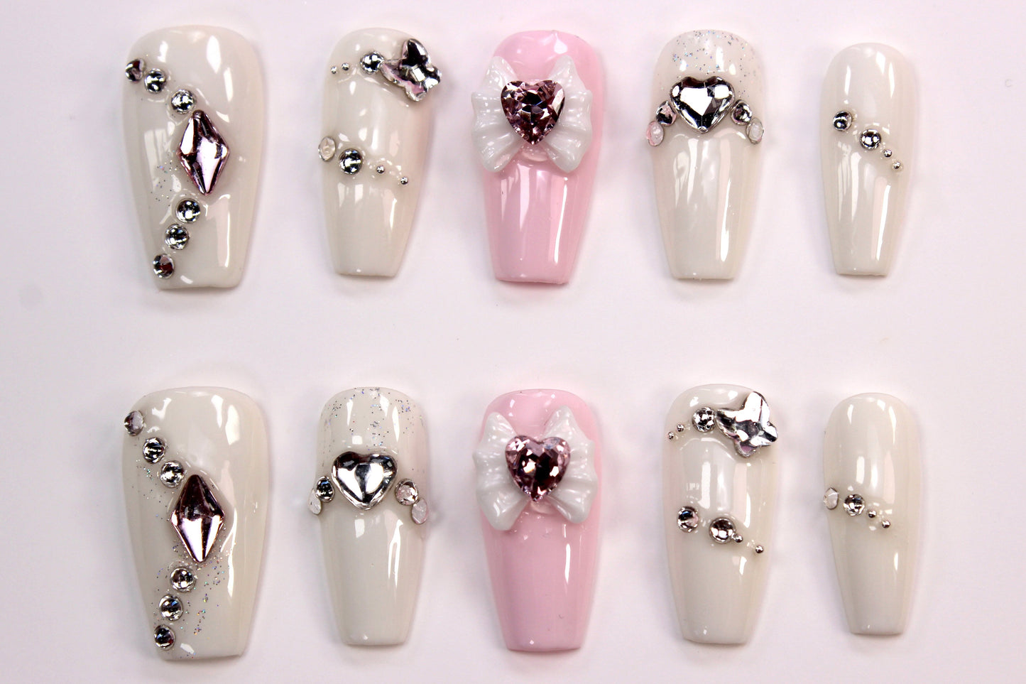 Baby Girl (Handmade Press on Nails) - Summer Collection