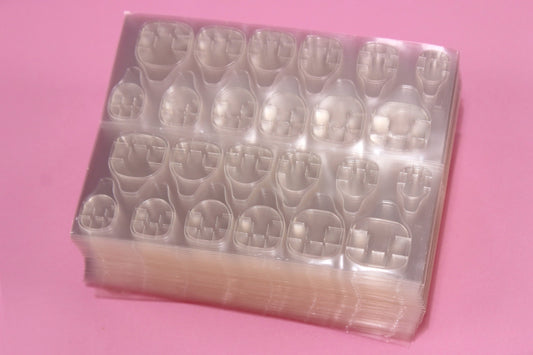 Adhesive Nail Sticker Tabs - 50 Sheets (For Press on Nails)