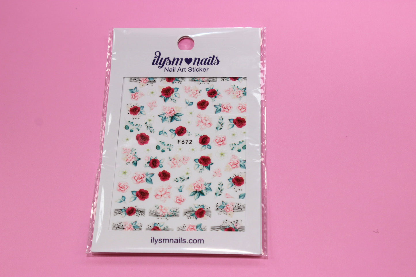 Nail Art Stickers - Rose