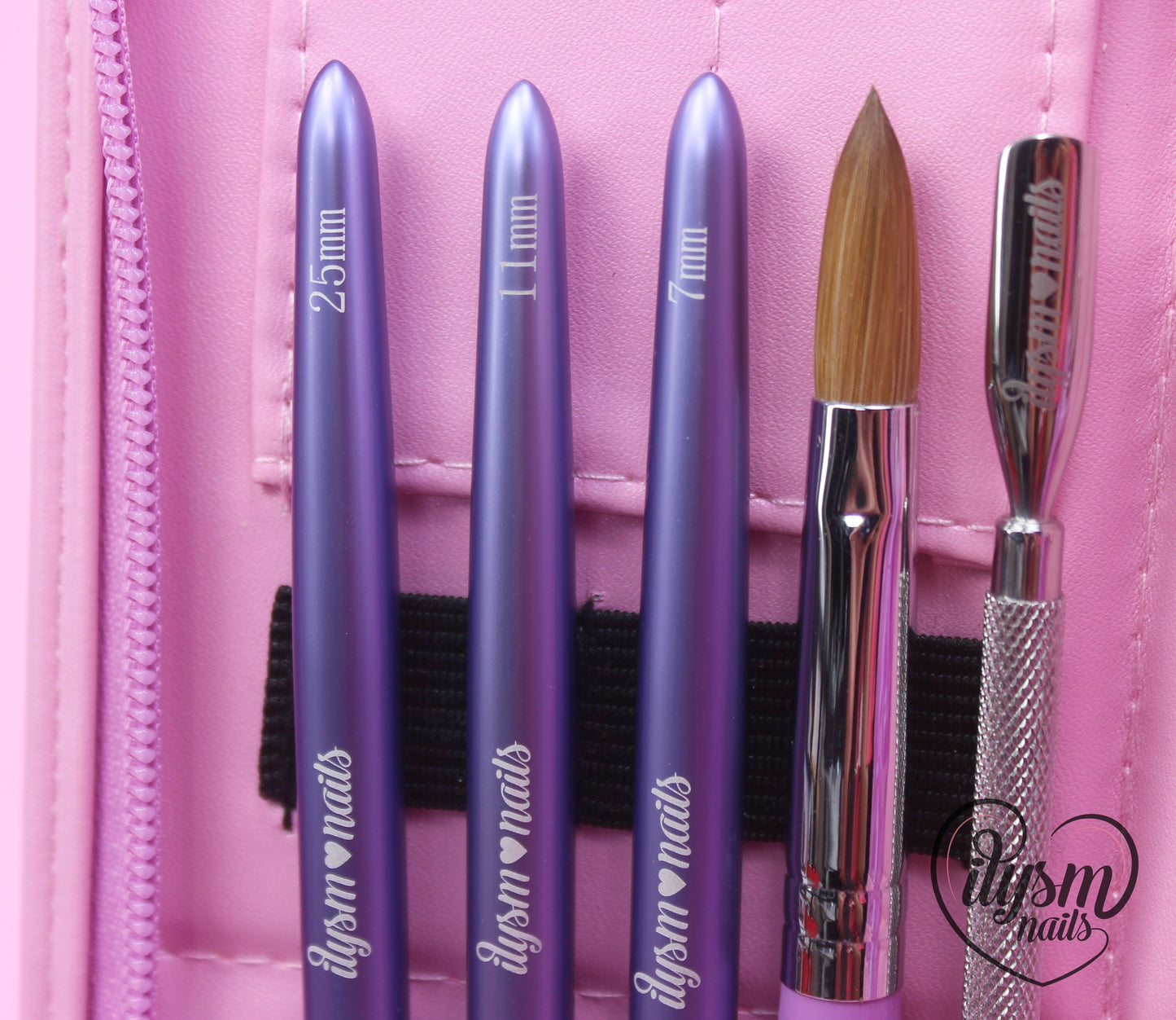 Nail Art Brush & Tool Set (with Zipper Bag)