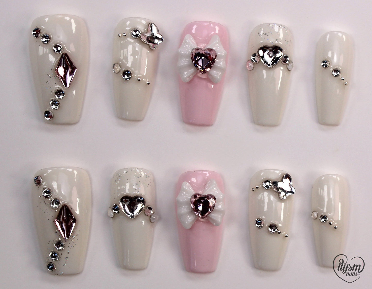 Baby Girl (Handmade Press on Nails) - Summer Collection