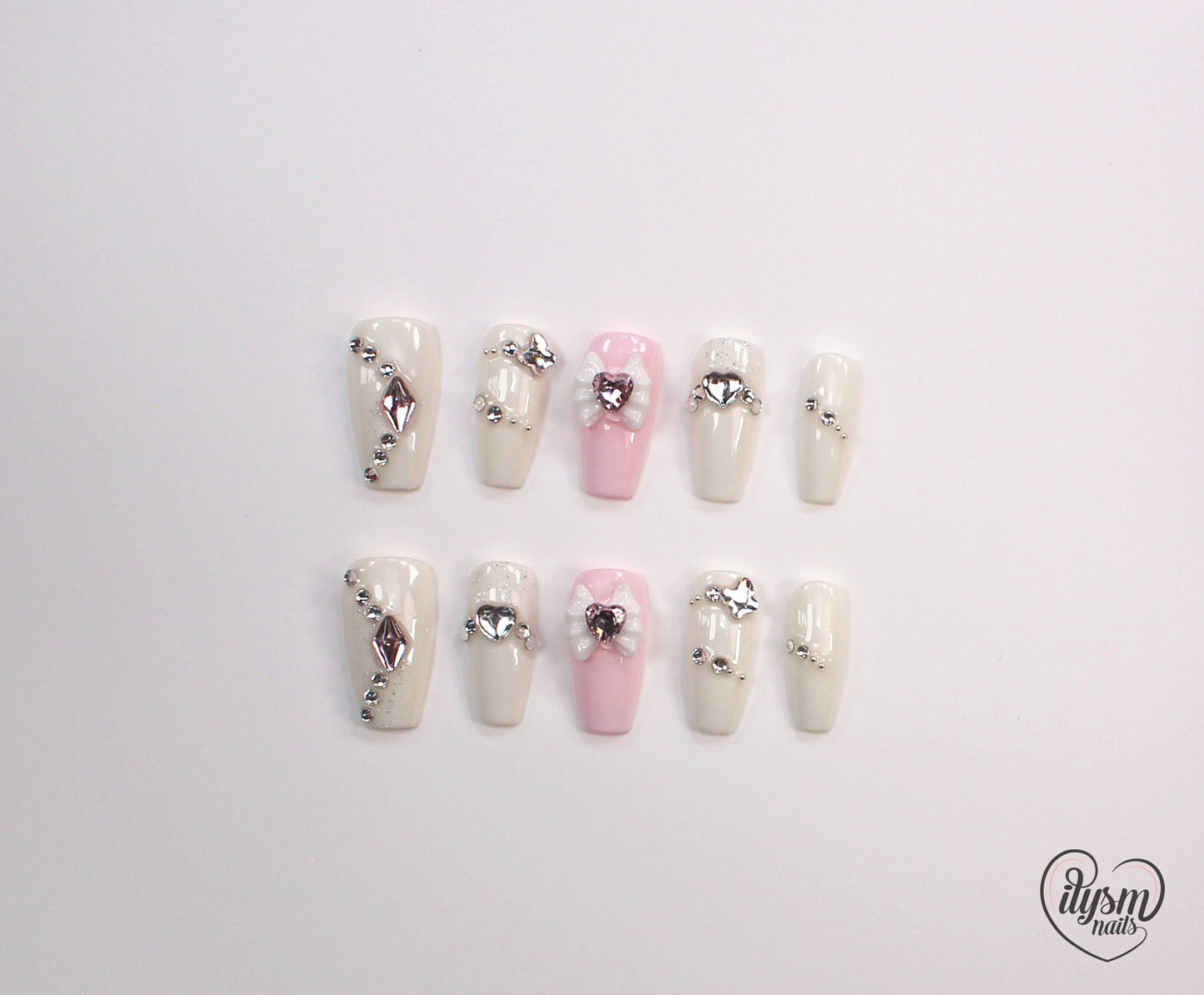 Baby Girl (Handmade Press on Nails) - Summer Collection