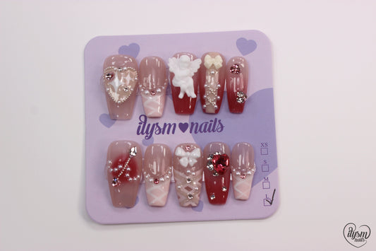 Little Angel (Handmade Press on Nails) - Summer Collection