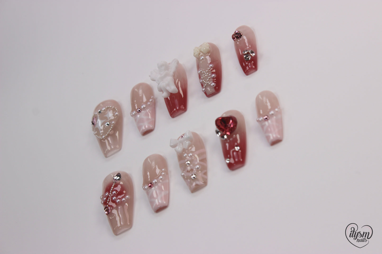 Little Angel (Handmade Press on Nails) - Summer Collection